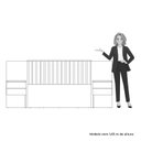 Ver imagem 5 de Cabeceira Extensiva para Cama Casal Marrom