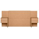 Ver imagem 2 de Cabeceira Extensiva para Cama Casal Marrom