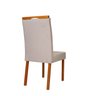 Conjunto Mesa Fortaleza com 6 Cadeiras Madeira, Estofada e Bordada Liz Authentic Espresso Móveis  - 14