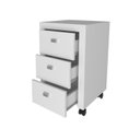 Ver imagem 6 de Conjunto 2 Peças com Escrivaninha Mesa Escritório ME4185 e Gaveteiro ME4108 180cm Branco