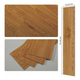 Piso Vinilico Autocolante Madeira Caixa 1m2 - Imitação Madeira - 8