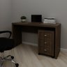 Conjunto 1 Mesa para Escritório 1 Gaveteiro 3 Gavetas - 1
