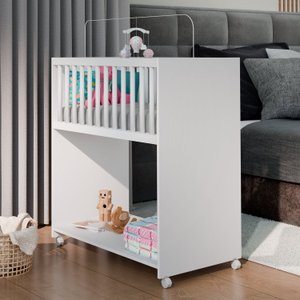 Mini Berço Baby 2 em 1 com Colchão