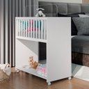 Ver imagem 1 de Mini Berço Baby 2 em 1 com Colchão Branco