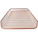 Ver imagem 1 de Organizadores de Escritorio Monte Seu Kit Bandeja Porta Papel Porta Lápis Lixeira Rose Gold Gv Offic