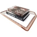 Ver imagem 3 de Organizadores de Escritorio Monte Seu Kit Bandeja Porta Papel Porta Lápis Lixeira Rose Gold Gv Offic