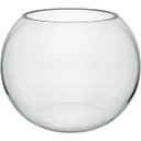 Ver imagem 1 de Vaso Decorativo de Vidro Transparente 24x30x30cm Enfeite Sala Mesa Estante