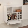 Adega Bar Grande para Sala de Estar Decorativa AD5002 MDP Branco - Gran Belo - 2