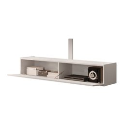 Rack Suspenso New Future 1 Porta Dj Móveis Branco - 4