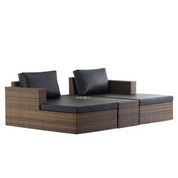 Chaise Recife em Alumínio Piscina Jardim Trama Capuccino - 1