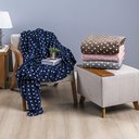 Ver imagem 2 de Manta Queen Balls Microfibra Decorativa Cinza Lilly Home Enxovais Manta Balls