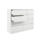 Ver imagem 1 de Cômoda 08 Gavetas Roma Branco Santos Andirá