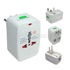 Adaptador Tomada Universal Padrão 150 Países Uk Europa Eua Asia Viagem Bivolt 110/220 Bivolt Aio