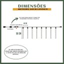 Ver imagem 6 de Cascata Meteoro Branco Frio 50cm 8 Tubos LED 3M Bastão Chuva IP65 Decoração Natal Bivolt Luvinco