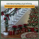Ver imagem 4 de Cascata Meteoro Branco Frio 50cm 8 Tubos LED 3M Bastão Chuva IP65 Decoração Natal Bivolt Luvinco