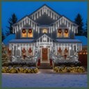 Ver imagem 2 de Cascata Meteoro Branco Frio 50cm 8 Tubos LED 3M Bastão Chuva IP65 Decoração Natal Bivolt Luvinco