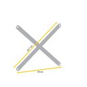 Ver imagem 2 de Reforco Lateral P/ Estante de Aço 30 Cm Pandin - Cinza