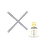 Ver imagem 3 de Reforco Lateral P/ Estante de Aço 30 Cm Pandin - Cinza