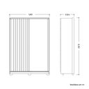 Ver imagem 5 de Guarda-roupa 2 Portas de Correr com Espelhos Frizatto