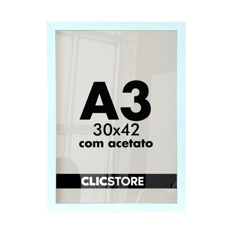 Kit 4 Molduras A3 Foto 30x42 Diplomas Certificados Qualidade Premium Acetato Quadros Decoração Arte