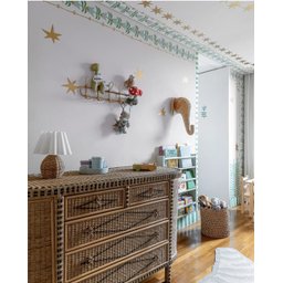 Cômoda de Junco Natural Paris Verde - 120cm - 4