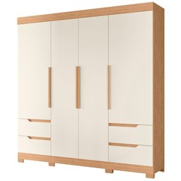 Guarda-roupa Casal 4 Portas 4 Gavetas Doble - 3