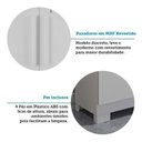 Ver imagem 7 de Conjunto de Armário Multiuso 2 Peças 100% Mdf Prisma Espresso Móveis