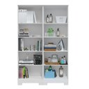 Ver imagem 7 de Conjunto de Armário Multiuso 2 Peças 100% MDF Prisma Espresso Móveis Branco