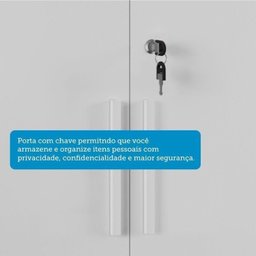Conjunto de Armário Multiuso 2 Peças 100% Mdf Prisma Espresso Móveis - 6