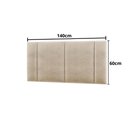 Ver imagem 2 de Cabeceira Casal Estofada com Led - Linho Bege