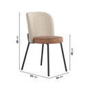 Ver imagem 3 de Kit 2 Cadeiras Aço Love CabeCasa MadeiraOriginals