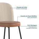 Ver imagem 4 de Kit 4 Cadeiras Aço Love CabeCasa MadeiraOriginals