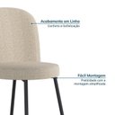 Ver imagem 4 de Kit 2 Cadeiras Aço Love CabeCasa MadeiraOriginals