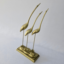 Ver imagem 4 de Escultura Decorativa Trio Garças em Resina - Alt. 41cm X Larg. 14cm X Comp. 27cm