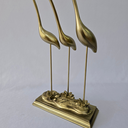 Ver imagem 6 de Escultura Decorativa Trio Garças em Resina - Alt. 41cm X Larg. 14cm X Comp. 27cm