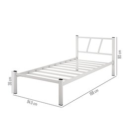 Cama De Ferro Super Resistênte Duarte Moveis - 3