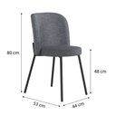 Ver imagem 3 de Kit 4 Cadeiras Aço Love CabeCasa MadeiraOriginals