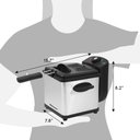 Ver imagem 7 de Elite Gourmet Edf-1607 Fritadeira Elétrica 1,5l Inox 800w