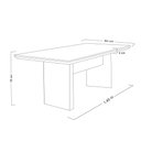 Ver imagem 4 de Mesa de Jantar 4 Lugares Tampo Branco 1,4m - Kolonne