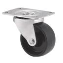 Ver imagem 3 de Kit 2 Rodizio Giratorio 3 Polegadas com Placa sem Freio Preto Lotus