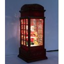 Ver imagem 2 de Cabine Telefone Inglês Papai Noel Natal Dog Musical de 26cm