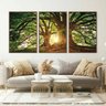 Quadro Decorativo Árvore Grande Galhos Paisagem para Sala Quarto - Moldura Premium - 1