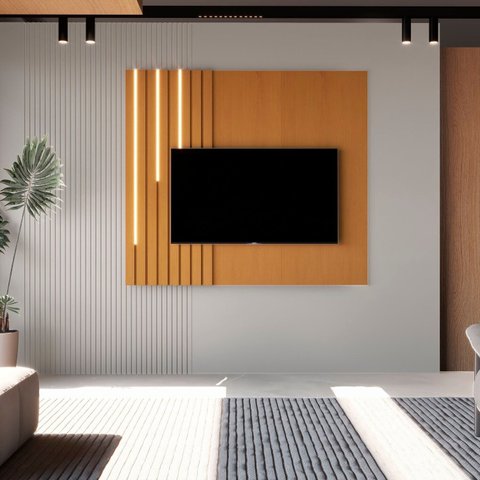 Fita de Led Kit 700 Painel Ripado 125cm X 85cm X 55cm