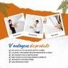 Papel de Parede Adesivo Bloco 3d Madeira Lavável Cozinha 1,5 Metros - 3
