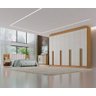 Guarda Roupa Casal 8 Pts Daymond Cinamomo Off White Ddoro - 2