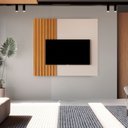 Ver imagem 2 de Painel para Tv até 58 Polegadas Ripado 140cm Boto