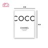 Quadro Decorativo Coco Chanel Quarto ou Sala 30x40 Center Molduras Branco - 2