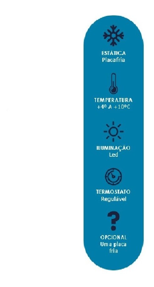 Balcão Expositor Refrigerado Platinum PBR-200 Polar 220V - 2