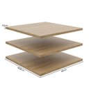 Ver mais imagens de Guarda-Roupa 2 Módulos 2 Portas e 3 Prateleiras Frame CabeCasa MadeiraOriginals