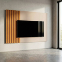 Ver imagem 1 de Painel para TV até 70 Polegadas Ripado 100% MDF 136CMX180CM Linha 2025 Bege